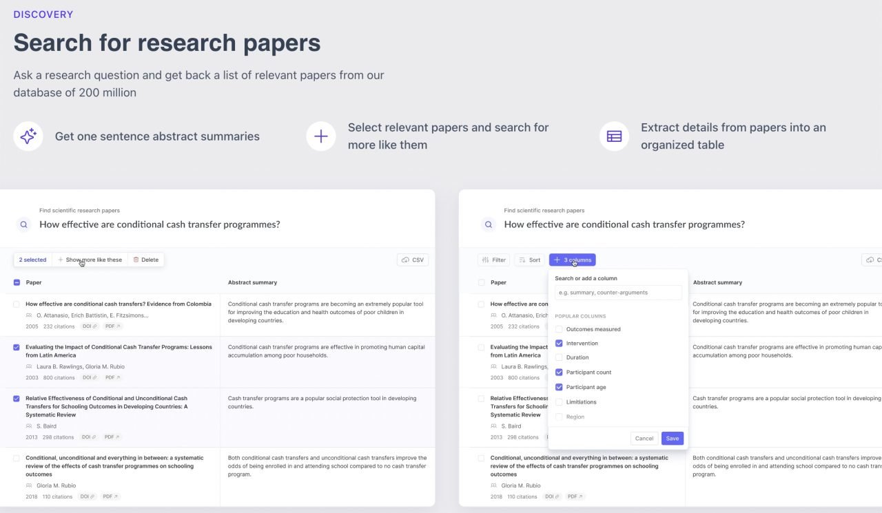 AI tools for students
Scite