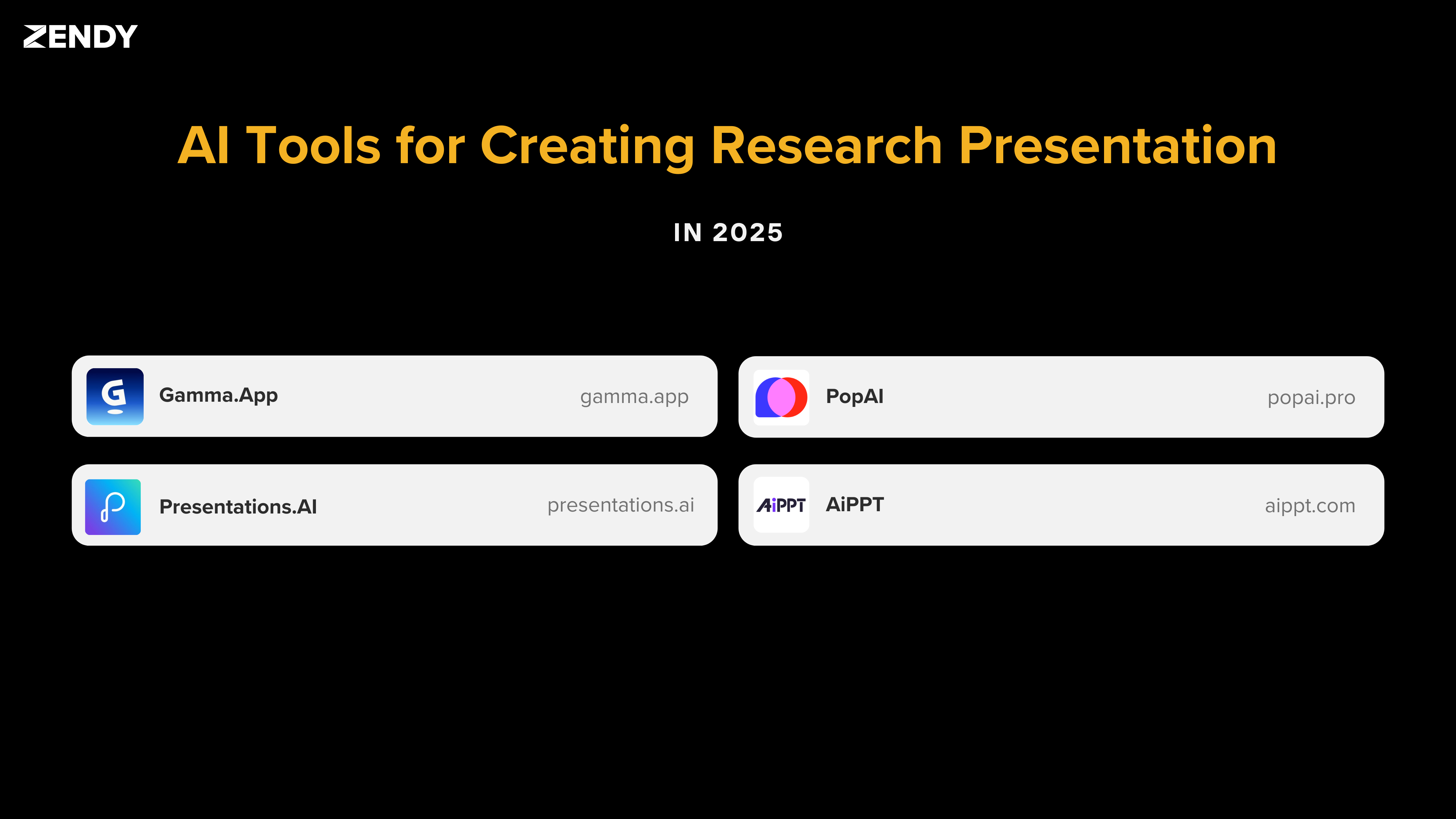 AI tools to create research presentation